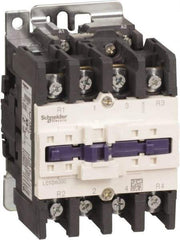 Schneider Electric - 4 Pole, 120 Coil VAC at 50/60 Hz, 125 Amp at 440 VAC, Nonreversible IEC Contactor - Bureau Veritas, CCC, CSA, CSA C22.2 No. 14, DNV, EN/IEC 60947-4-1, EN/IEC 60947-5-1, GL, GOST, LROS, RINA, RoHS Compliant, UL 508, UL Listed - Industrial Tool & Supply