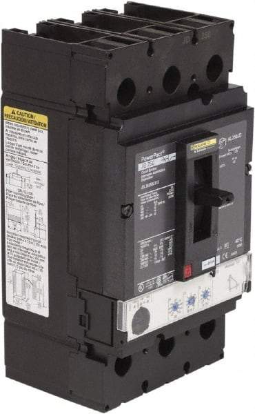 Square D - 250 Amp, 600 VAC, 3 Pole, Panel Mount Molded Case Circuit Breaker - Electronic Trip, Multiple Breaking Capacity Ratings, 3/0 AWG - Industrial Tool & Supply