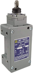 Square D - DPDT, 2NC/2NO, 600 Volt Screw Terminal, Roller Plunger Actuator, General Purpose Limit Switch - 1, 2, 4, 6, 12, 13, 6P NEMA Rating, IP67 IPR Rating - Industrial Tool & Supply