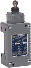 Square D - SPDT, NC/NO, 600 Volt Screw Terminal, Roller Plunger Actuator, General Purpose Limit Switch - 1, 2, 4, 6, 12, 13, 6P NEMA Rating, IP67 IPR Rating - Industrial Tool & Supply