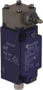 Telemecanique Sensors - DP, NC/NO, 240 VAC, 5-Pin M12 Male Terminal, Roller Lever Actuator, General Purpose Limit Switch - IP66 IPR Rating - Industrial Tool & Supply