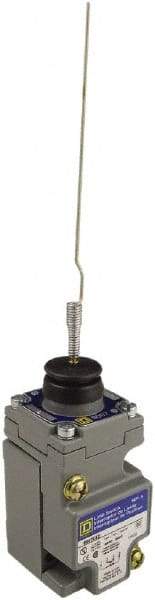 Square D - SPDT, NC/NO, 600 Volt Screw Terminal, Cat Whisker Actuator, General Purpose Limit Switch - 1, 2, 4, 6, 12, 13, 6P NEMA Rating, IP67 IPR Rating - Industrial Tool & Supply