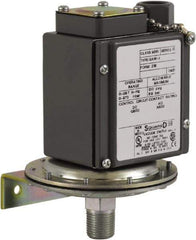 Square D - 4, 13 and 4X NEMA Rated, SPDT, 0.2 to 10 psi, Vacuum Switch Pressure and Level Switch - Adjustable Pressure, 120 VAC, 125 VDC, 240 VAC, 250 VDC, Screw Terminal - Industrial Tool & Supply