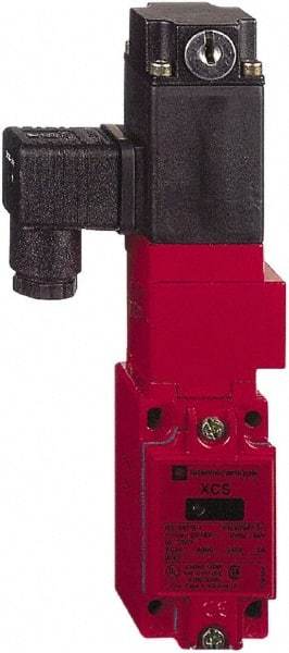 Telemecanique Sensors - 2NC/NO Configuration, 300 VAC, 10 Amp, Key Safety Limit Switch - 1.73 Inch Deep x 7.64 Inch High, IP67 Ingress Rating - Industrial Tool & Supply