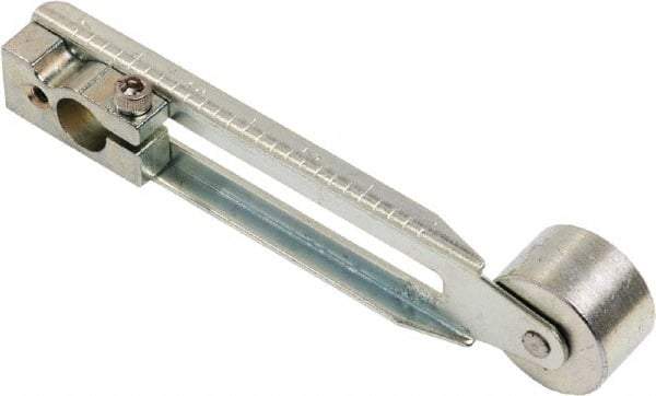 Square D - 0.88-4 Inch Long, Steel Body, Limit Switch Lever Arm - Iron Roller, For Use with Limit Switches - Industrial Tool & Supply