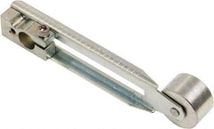 Square D - 0.88-4 Inch Long, Steel Body, Limit Switch Lever Arm - Iron Roller, For Use with Limit Switches - Industrial Tool & Supply