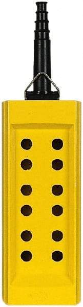 Square D - 12 Hole, Glass Reinforced Polyester Pushbutton Switch Enclosure - Industrial Tool & Supply