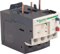 Schneider Electric - 3 Pole, NEMA Size 00-1, 2.5 to 4 Amp, 690 VAC, Thermal NEMA Overload Relay - Trip Class 20, For Use with LC1D09, LC1D12, LC1D18, LC1D25, LC1D32 and LC1D38 - Industrial Tool & Supply