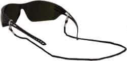 Chums - Black Eyewear Retainer - Adjustable, Nylon Rope, Compatible with All Major Safety Eyewear Brands - Industrial Tool & Supply