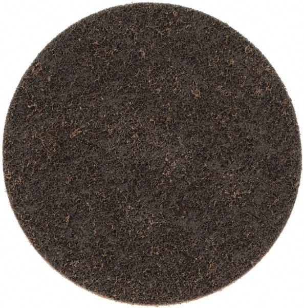 Merit Abrasives - 8" Diam, 50 Grit, Aluminum Oxide Hook & Loop Disc - Coarse Grade, Nonwoven, - Industrial Tool & Supply