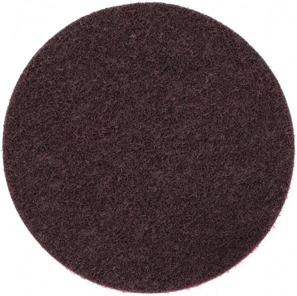 Merit Abrasives - 8" Diam, 80 Grit, Aluminum Oxide Hook & Loop Disc - Medium Grade, Nonwoven, - Industrial Tool & Supply