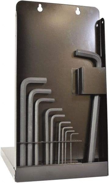 Bondhus - 10 Piece L-Key Ball End Hex Key Set - Hex Range 1.5 to 12mm, 13" OAL, Protanium High Torque Steel - Industrial Tool & Supply