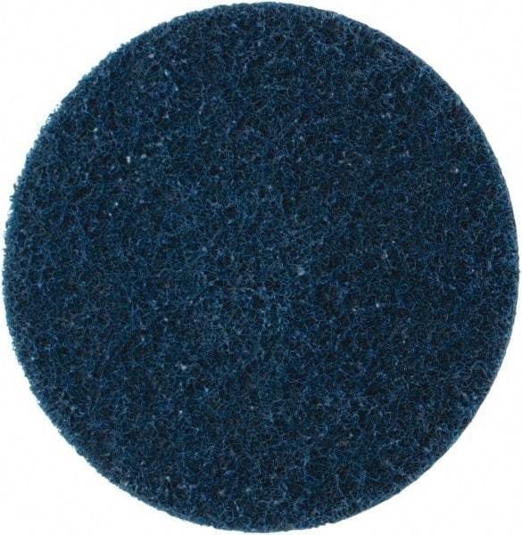 Norton - 4" Disc Diam, 150 Grit, Aluminum Oxide Quick Change Disc - Type R Attaching System, Nonwoven, Blue, Very Fine Grade, 15,000 RPM - Industrial Tool & Supply