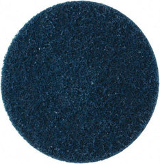 Norton - 4" Disc Diam, 150 Grit, Aluminum Oxide Quick Change Disc - Type R Attaching System, Nonwoven, Blue, Very Fine Grade, 15,000 RPM - Industrial Tool & Supply