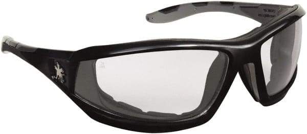 MCR Safety - Clear Lenses, Framed Safety Glasses - Anti-Fog, Scratch Resistant, Polycarbonate Frame, Size Universal, Wrap Around - Industrial Tool & Supply