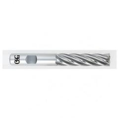 5/16 Dia. x 3-1/8 Overall Length 4-Flute Square End HSS-CO SE End Mill-Round Shank-Non-Center Cutting-Uncoated - Industrial Tool & Supply