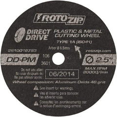 Rotozip - Rotary Cut-Off Wheel - Industrial Tool & Supply