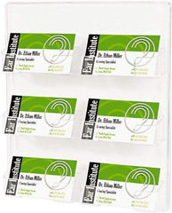 Deflect-o - 8-3/8" Wide x 1-1/2" Deep x 9-3/4" High, 6 Compartments, Plastic Business Card Holder - Clear, 4-1/10" Compartment Width x 1-1/2" Compartment Depth x 1" Compartment Height - Industrial Tool & Supply