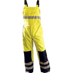 OccuNomix - Size 5XL Hi-Viz Yellow Waterproof Bib Overall - Industrial Tool & Supply