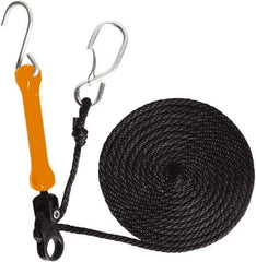 The Perfect Bungee - Light Duty Tie Down with Triangulated Galvanized S Hook - 144" OAL, Safety Orange - Industrial Tool & Supply