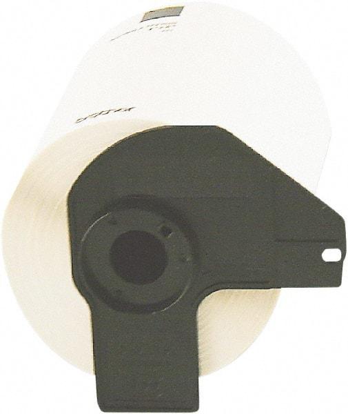 Brother - 6" Wide x 6" Long, White Paper Shipping Label - For Label Maker - Industrial Tool & Supply