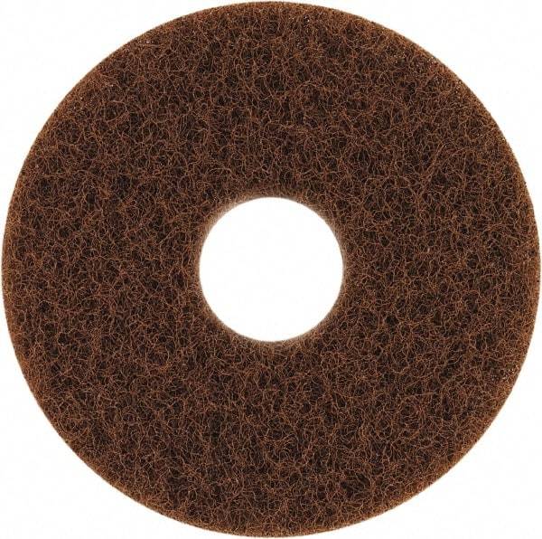 Oreck - Scrubbing Pad - 12" Machine, Brown Pad, Abrasive - Industrial Tool & Supply