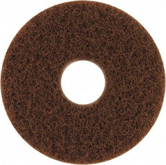 Oreck - Scrubbing Pad - 12" Machine, Brown Pad, Abrasive - Industrial Tool & Supply