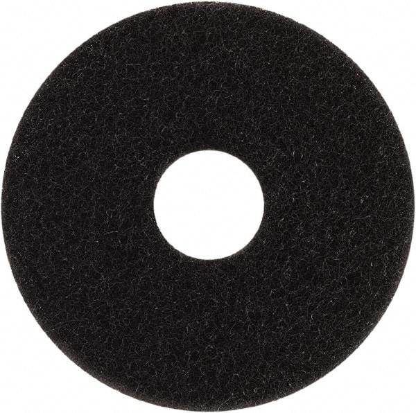 Oreck - Scrubbing Pad - 12" Machine, Black Pad, Abrasive - Industrial Tool & Supply