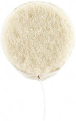 Oreck - Polishing Pad - 12" Machine, White Pad, Wool - Industrial Tool & Supply