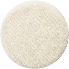 Oreck - Polishing Pad - 12" Machine, White Pad, Cotton - Industrial Tool & Supply