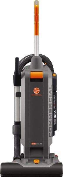 Hoover - Upright Vacuum Cleaner - 15" Cleaning Width, 10" Amps, Ergonomic Handle - Industrial Tool & Supply