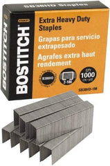 Stanley Bostitch - 0.19" Leg Length, Steel Heavy Duty Stapler Staples - 180 Sheet Capacity, For Use with Bostitch B380HD - Industrial Tool & Supply