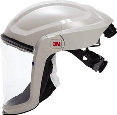 3M - Size Standard, PAPR Compatible Face Shield with Face Shield - Polyethylene, Gray, Adjustable Ratchet, Compatible with 3M Versaflo - Industrial Tool & Supply
