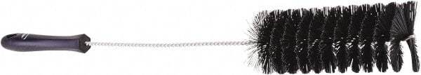 Vikan - 2.4" Diam Polyester Tube Brush - 19.4" OAL, 7.9" Head Length, Stainless Steel Handle - Industrial Tool & Supply