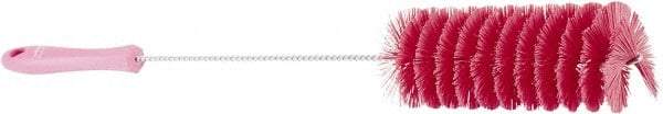 Vikan - 2.4" Diam Polyester Tube Brush - 19.4" OAL, 7.9" Head Length, Stainless Steel Handle - Industrial Tool & Supply