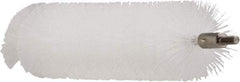 Vikan - 1.6" Diam Polyester Tube Brush - 8" OAL, 7.9" Head Length, Stainless Steel Handle - Industrial Tool & Supply