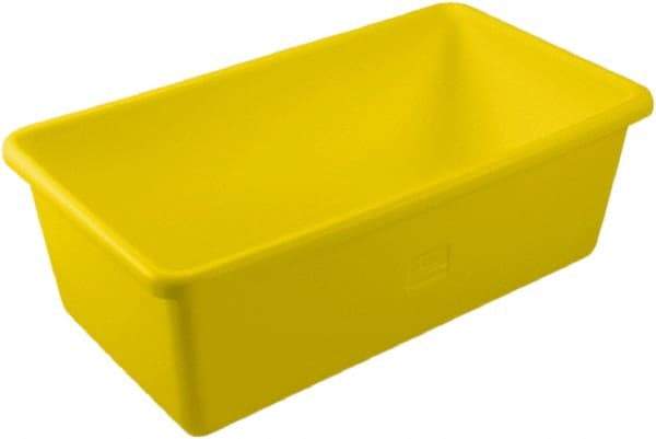 Remco - 149 Gal, 500 Lb Load Capacity Yellow Polyethylene Tote Container - Nesting, 46.8" Long x 26-1/2" Wide x 16.9" High - Industrial Tool & Supply