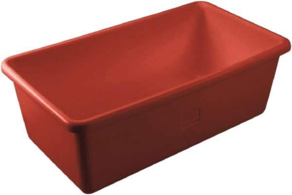 Remco - 149 Gal, 500 Lb Load Capacity Red Polyethylene Tote Container - Nesting, 46.8" Long x 26-1/2" Wide x 16.9" High - Industrial Tool & Supply
