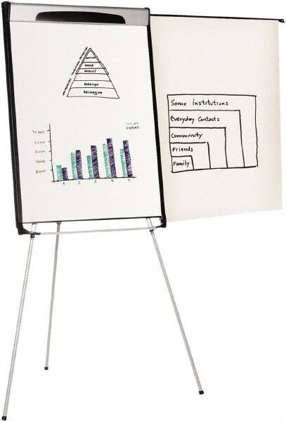 MasterVision - Tripod Presentation Easel - 41" High - Industrial Tool & Supply