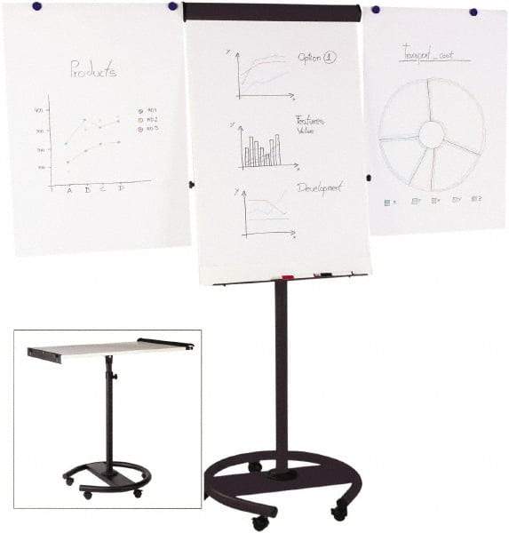 MasterVision - Magnetic Dry Erase Easel - 41" High - Industrial Tool & Supply