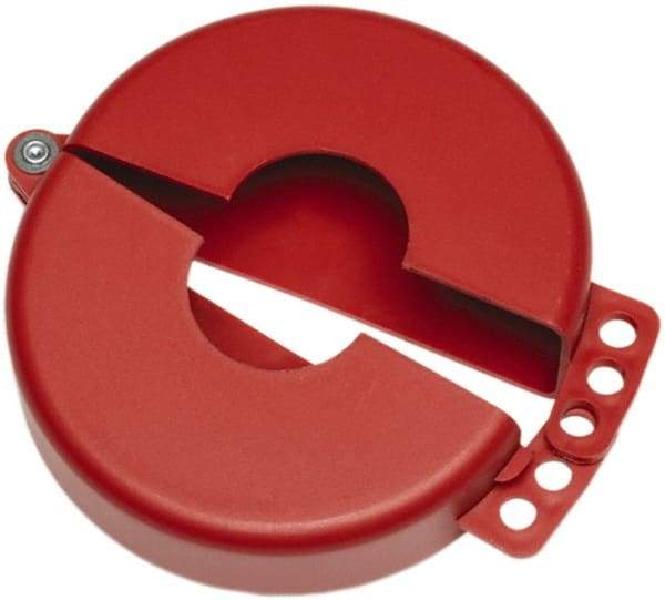 Ability One - 2-1/2 to 5" Handle, Gate Valve Lockout - Industrial Tool & Supply