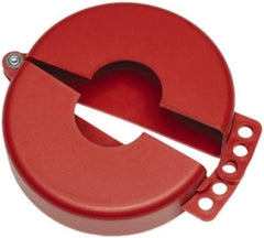 Ability One - 2-1/2 to 5" Handle, Gate Valve Lockout - Industrial Tool & Supply