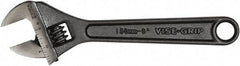 Irwin - 1" Jaw Capacity, 6" Standard Adjustable Wrench - Chrome Vanadium Steel, Black Finish - Industrial Tool & Supply