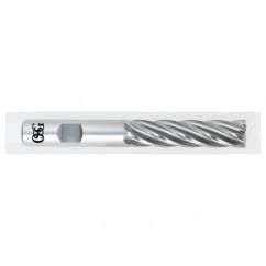 1/4 Dia. x 3-1/16 Overall Length 4-Flute Square End HSS-CO SE End Mill-Round Shank-Center Cutting-Uncoated - Industrial Tool & Supply