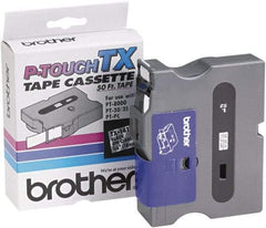 Brother - 3/4" Wide x 600" Long, Clear Tape Cassette - For Label Maker - Industrial Tool & Supply