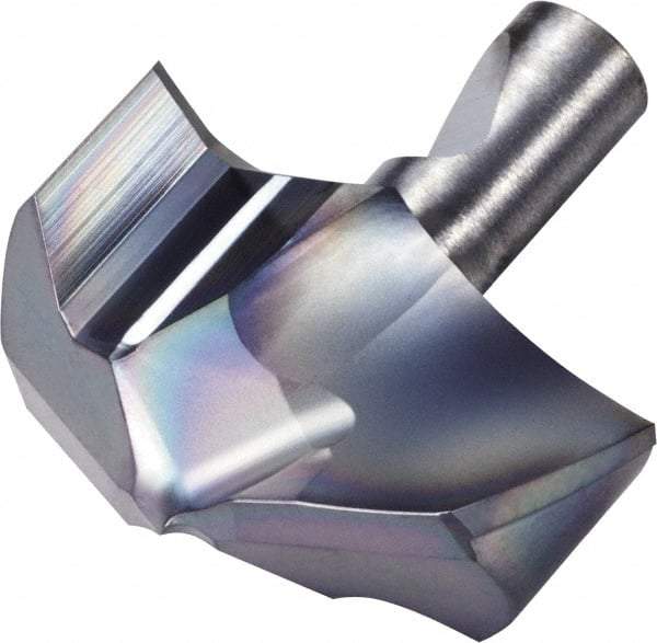 Kyocera - Series DA, 24.5mm Diam Grade PR1535 140° Replaceable Drill Tip - Carbide, Megacoat Finish, 240 Seat Size - Industrial Tool & Supply