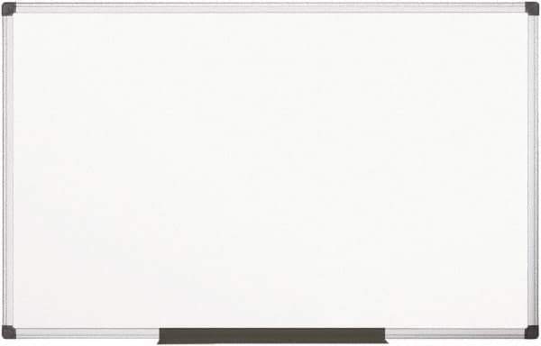 MasterVision - 48" High x 96" Wide Magnetic Dry Erase Board - Porcelain/Steel - Industrial Tool & Supply