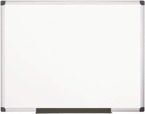 MasterVision - 48" High x 72" Wide Magnetic Dry Erase Board - Porcelain/Steel - Industrial Tool & Supply