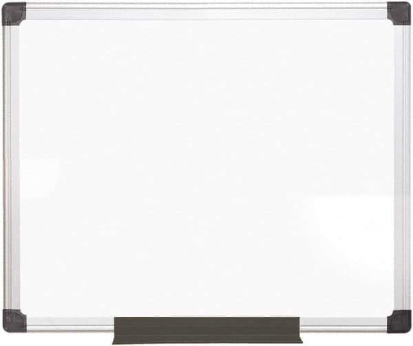 MasterVision - 24" High x 36" Wide Magnetic Dry Erase Board - Porcelain/Steel - Industrial Tool & Supply