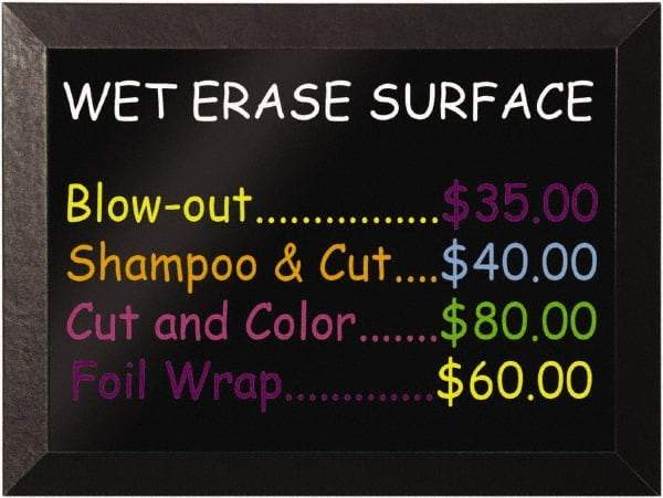 MasterVision - 36" High x 48" Wide Wet Erase Board - Steel - Industrial Tool & Supply